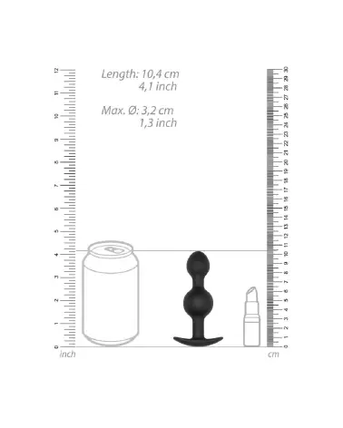 Image du Plug Anal No.90 Sono by Shots, design ergonomique et silicone médical-5