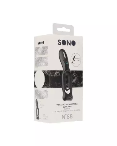 Cockring Vibrant Rechargeable No.88 de Sono by Shots pour performance et plaisir-2