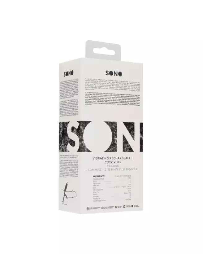 Cockring Vibrant Rechargeable No.88 de Sono by Shots pour performance et plaisir-3