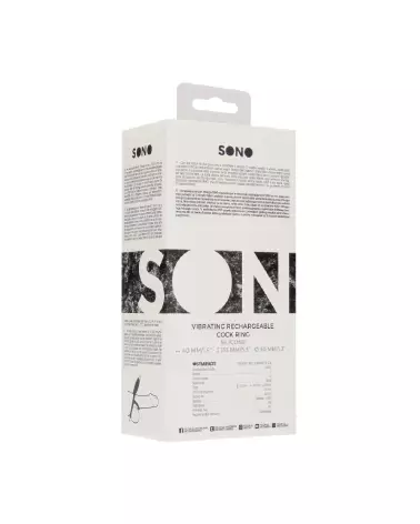 Cockring Vibrant Rechargeable No.88 de Sono by Shots pour performance et plaisir-3