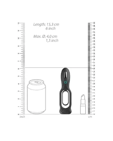 Cockring Vibrant Rechargeable No.88 de Sono by Shots pour performance et plaisir-6