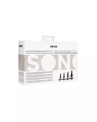Image du Set de 4 Plugs Anaux No.80 Sono by Shots, variété de tailles pour débutants et experts-3