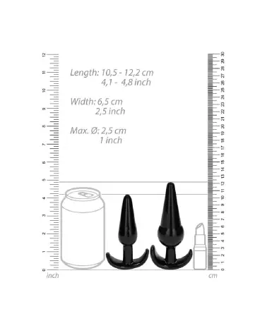 Image du Set de 4 Plugs Anaux No.80 Sono by Shots, variété de tailles pour débutants et experts-7