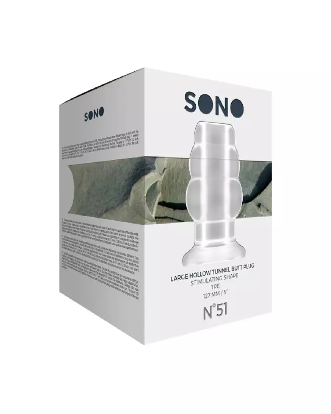 Image du Hollow Tunnel Butt Plug Large de Sono by Shots pour stimulation anale avancée-2