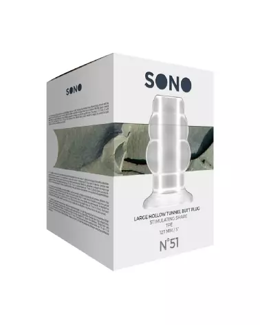 Image du Hollow Tunnel Butt Plug Large de Sono by Shots pour stimulation anale avancée-2