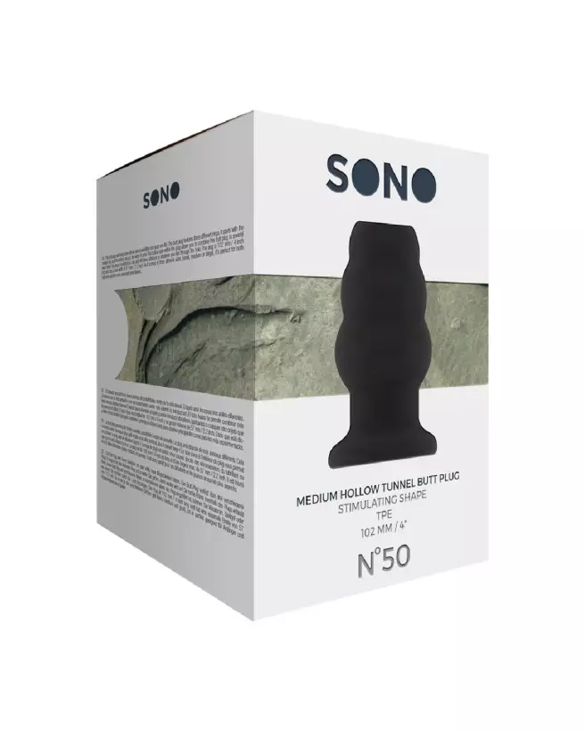 Plug anal creux No.50 Medium de Sono by Shots pour exploration et plaisir-2
