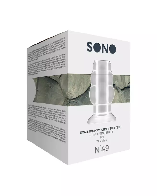 Image du Hollow Tunnel Butt Plug Small No.49 de Sono by Shots, plug anal discret-2