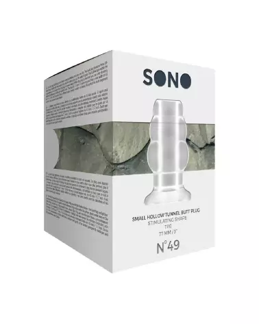 Image du Hollow Tunnel Butt Plug Small No.49 de Sono by Shots, plug anal discret-2