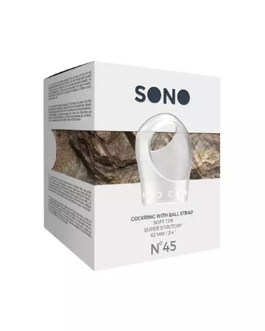 Cockring No.45 Sono by Shots avec sangle pour testicules pour durabilité et performance optimisées-2