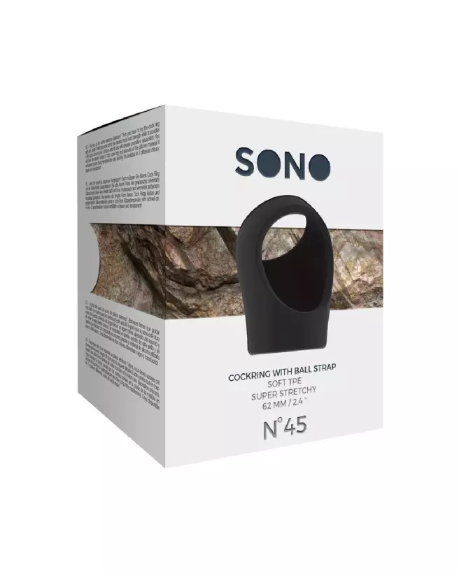 Cockring No.45 Sono by Shots avec sangle testiculaire-2
