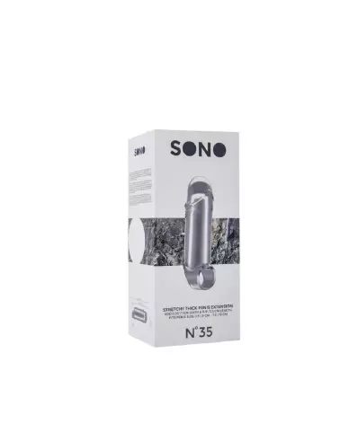Image de la gaine pénis No.35 Sono by Shots, extension épaisse et extensible pour amélioration performance et confort-2