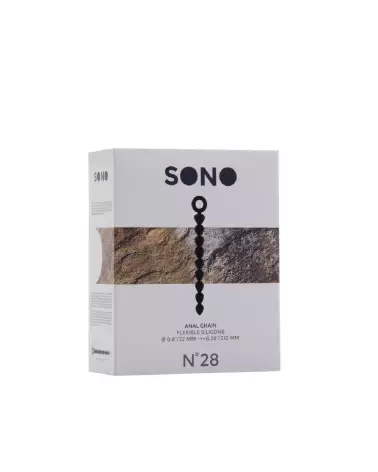 Chapelet Anal No.28 Sono by Shots en silicone de haute qualité pour stimulation anale-2
