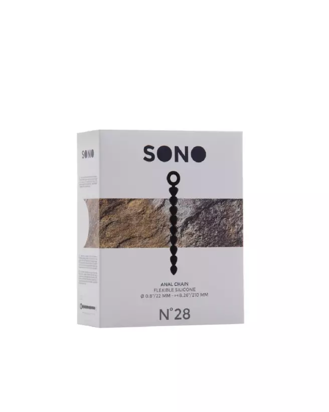 Chapelet Anal No.28 Sono by Shots en silicone de haute qualité pour stimulation anale-3