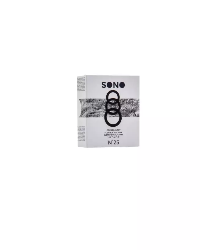 Set Cockring No.25 Sono by Shots pour endurance et plaisir-2