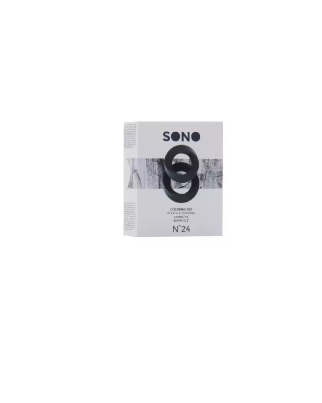 Cockring-Set No.24 de Sono by Shots pour performance accrue-2