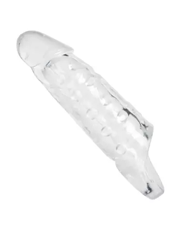 Gaine pénis transparente Realistic Penis Sleeve XR Brands pour améliorer la taille-3