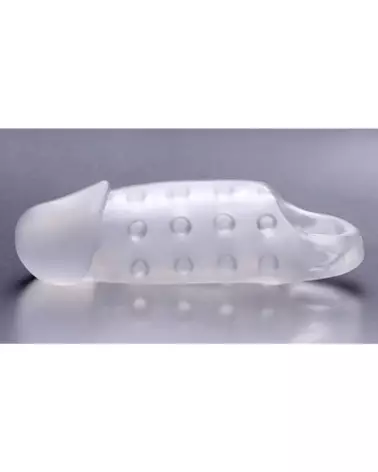 Gaine Penis Transparente Lisse XR Brands pour amélioration performance-1