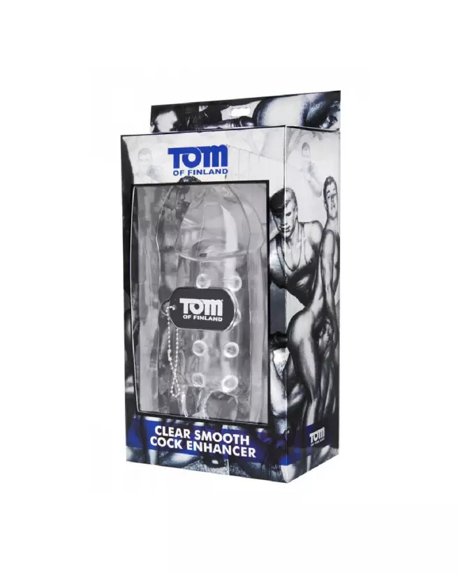 Gaine Penis Transparente Lisse XR Brands pour amélioration performance-2