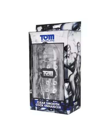 Gaine Penis Transparente Lisse XR Brands pour amélioration performance-3