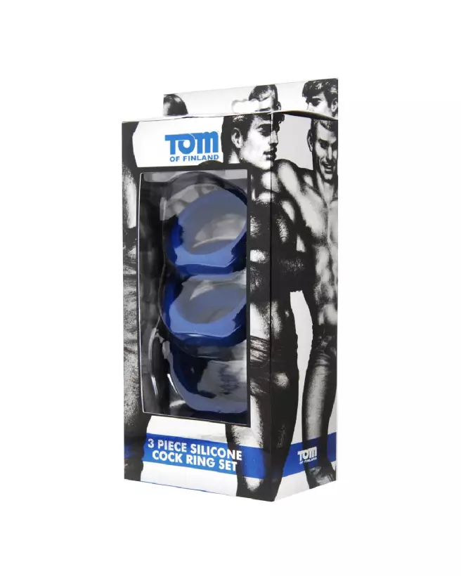 Set de 3 Cockrings en Silicone XR Brands pour améliorer endurance et performance-2