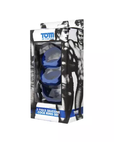 Set de 3 Cockrings en Silicone XR Brands pour améliorer endurance et performance-3