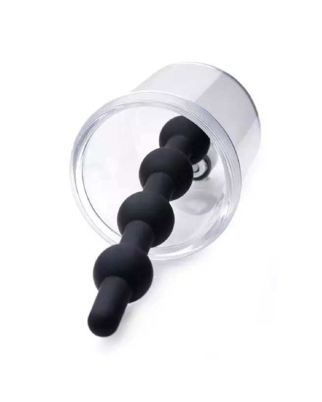 Rosebud Cylinder avec perles anales en silicone par XR Brands-3