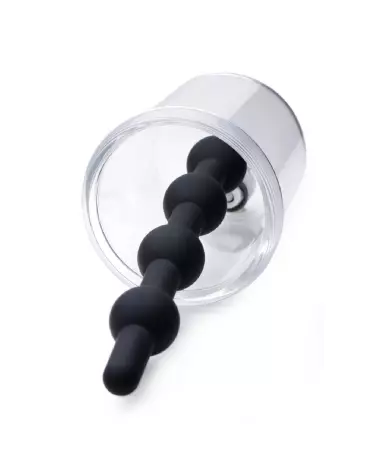 Rosebud Cylinder avec perles anales en silicone par XR Brands-3