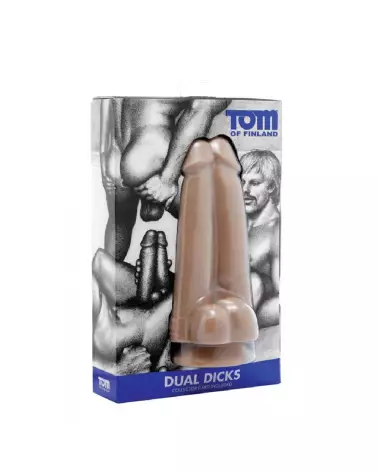 Double Dicks Dildo XR Brands pour double plaisir vaginal et anal-2