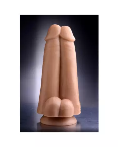 Double Dicks Dildo XR Brands pour double plaisir vaginal et anal-4