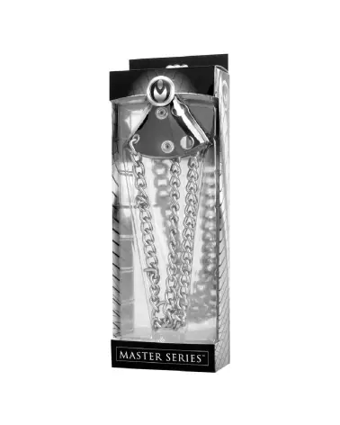 Image du Leather Parachute Ball Stretcher de XR Brands, accessoire de ballstretching en cuir-3