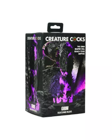 Grim Silicone Dildo par XR Brands, sextoy créature de haute qualité-2