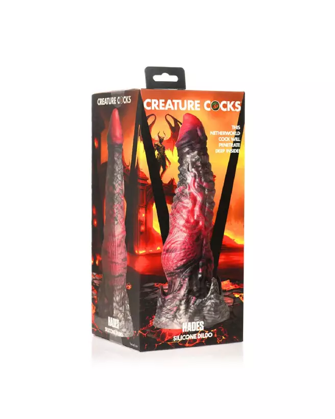 Hades Silicone Dildo Medium de XR Brands pour stimulation intense et plaisir durable-2