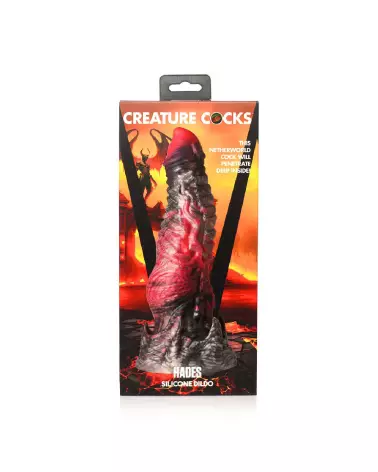 Hades Silicone Dildo Large de XR Brands, Sextoy Créature Texture Détaillée-3
