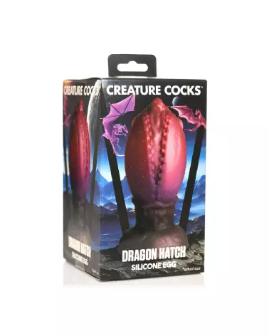 Dragon Hatch Silicone Egg Large par XR Brands - Sextoy Créature Haute Qualité-2