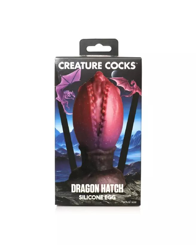 Dragon Hatch Silicone Egg Large par XR Brands - Sextoy Créature Haute Qualité-3