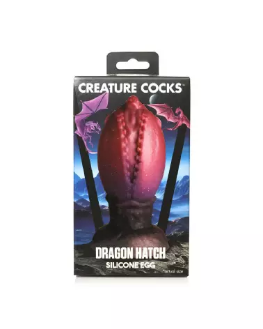 Dragon Hatch Silicone Egg Large par XR Brands - Sextoy Créature Haute Qualité-3