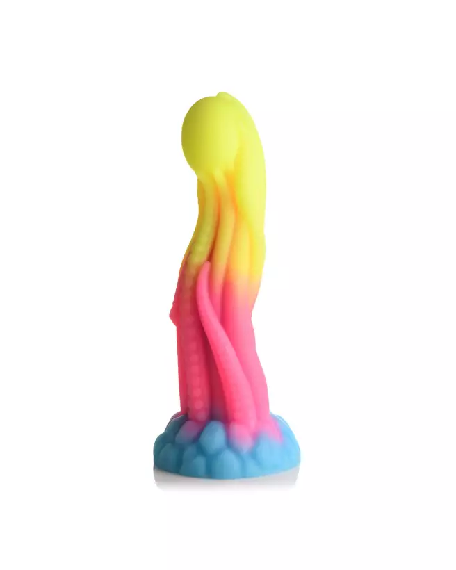 Image du Tenta Glow de XR Brands, dildo en silicone phosphorescent-1