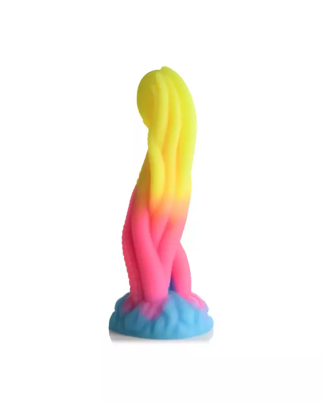 Image du Tenta Glow de XR Brands, dildo en silicone phosphorescent-5