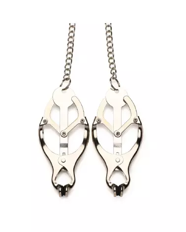 Image Pinces à Tétons Primal Spiked Clover de XR Brands-6