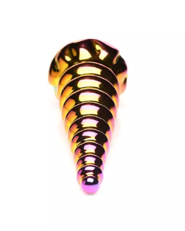Twilight Rainbow Glass Dildo par XR Brands, sextoy en verre coloré et luxueux-7
