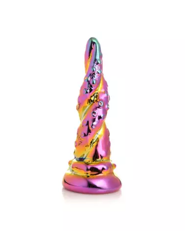 Enchantress Rainbow Glass Dildo par XR Brands, sextoy coloré et élégant-1