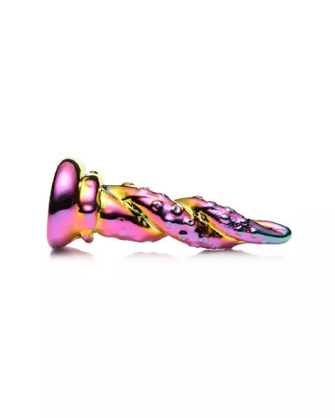 Enchantress Rainbow Glass Dildo par XR Brands, sextoy coloré et élégant-4