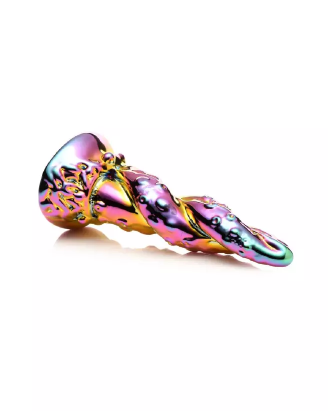 Enchantress Rainbow Glass Dildo par XR Brands, sextoy coloré et élégant-5