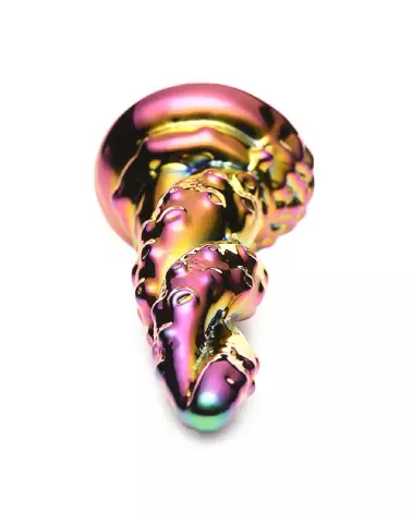 Enchantress Rainbow Glass Dildo par XR Brands, sextoy coloré et élégant-6
