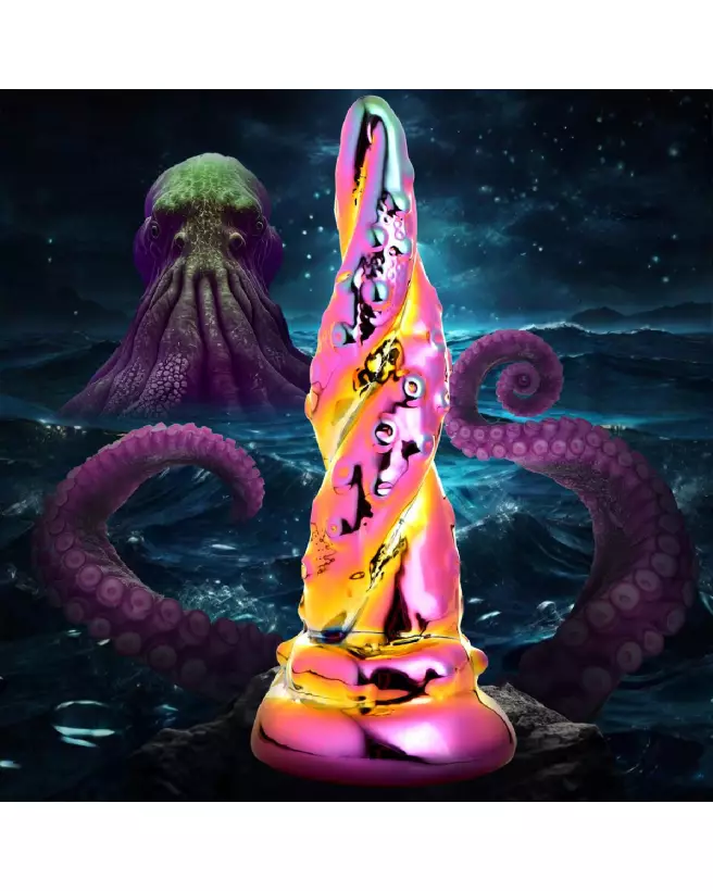 Enchantress Rainbow Glass Dildo par XR Brands, sextoy coloré et élégant-7