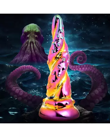 Enchantress Rainbow Glass Dildo par XR Brands, sextoy coloré et élégant-7