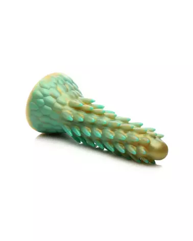 Stegosaurus Spiky Silicone Dildo Vert par XR Brands-5