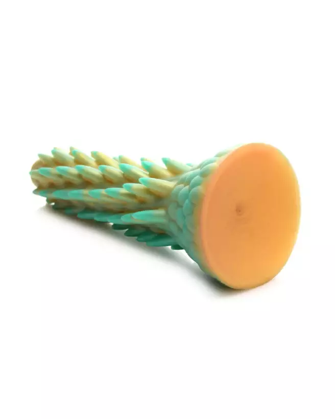 Stegosaurus Spiky Silicone Dildo Vert par XR Brands-6
