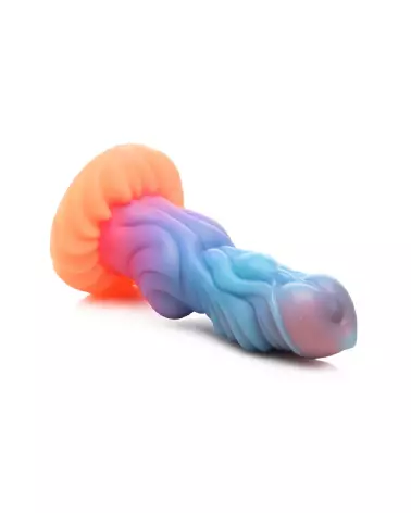 Alien Invader Glow-in-the-Dark Dildo en Silicone par XR Brands-6
