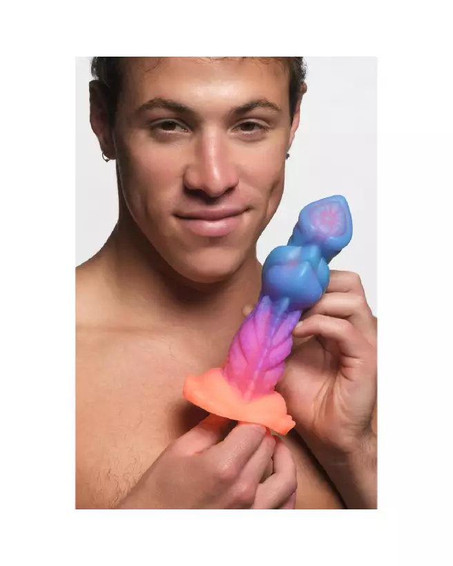 Image du Aqua Cock Glow-in-the-Dark Silicone Dildo par XR Brands-7